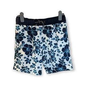 Tommy Hilfiger Swim Trunks Blue And White Pattern Size S